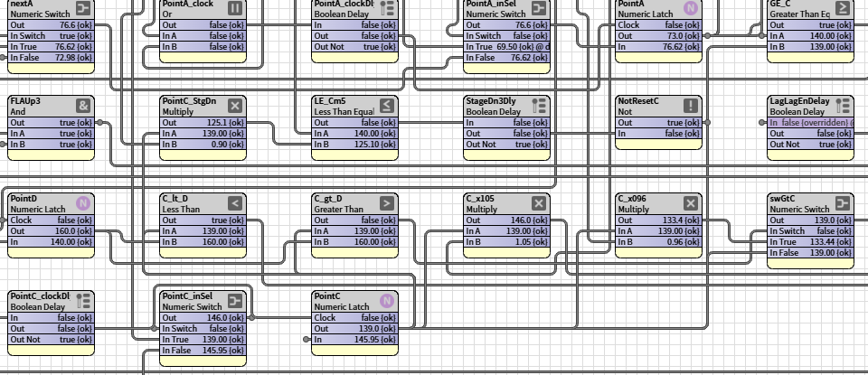 Wiresheet logic built through the MCP tool layer
